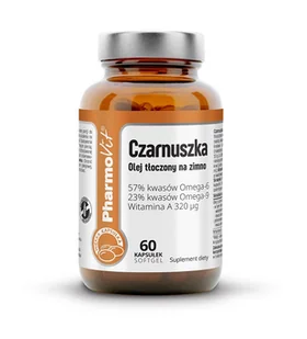 PHARMOVIT (suplementy diety) CZARNUSZKA 60 KAPSUŁEK 44,16 g - PHARMOVIT (CLEAN LABEL) - Suplementy naturalne - miniaturka - grafika 1