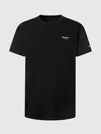 Koszulki męskie - Pepe Jeans Koszulka w kolorze czarnym - miniaturka - grafika 1
