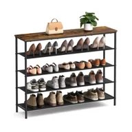 Szafki na buty - Songmics Loftowa szafka na buty 5 poziomów - miniaturka - grafika 1