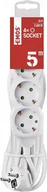Listwy zasilające - Power Strip SCHUKO - 4 sockets, 5.0m, 1,5mm2 P0425R - miniaturka - grafika 1