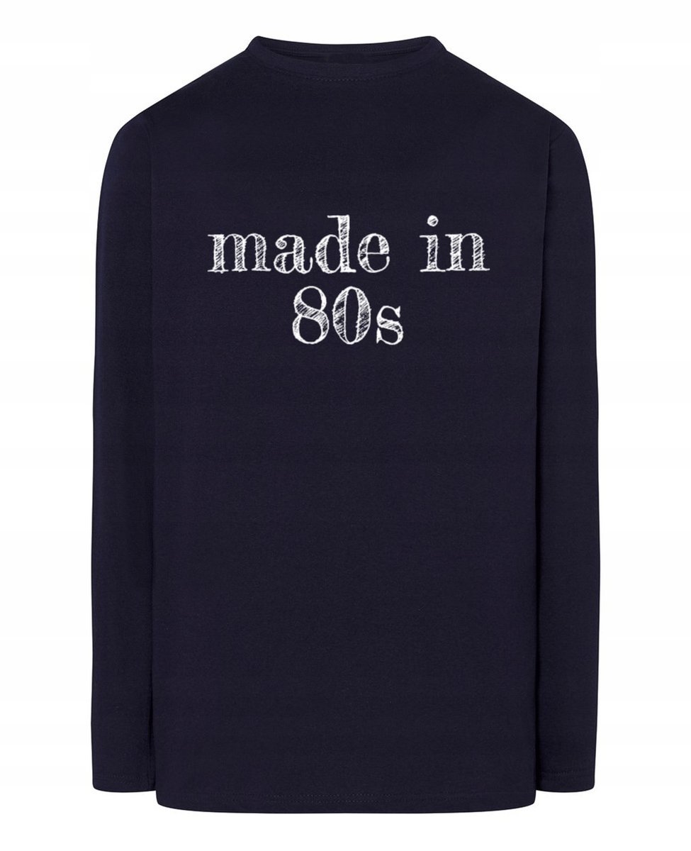 Longsleeve męski Made in 80s Urodzony w latach 80 tych r.5XL