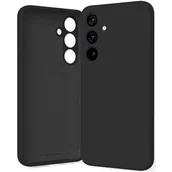 Etui i futerały do telefonów - Etui MERCURY Silicone do Samsung Galaxy S25 Czarny - miniaturka - grafika 1