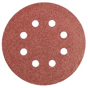 Topex Grupa sp. z o.o. S.K. Krążki ścierne 125mm K40 5szt. z 8 otworami 55H939 - Narzędzia warsztatowe - miniaturka - grafika 1