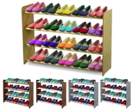 Szafki na buty - 4-półkowy regał na obuwie RBS /szer.90 cm/ Naturalny / Wamar-Sosenka - miniaturka - grafika 1