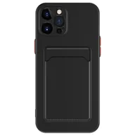Etui i futerały do telefonów - König Design Etui kompatybilne z Apple iPhone 15 Pro Plastikowe, miękkie etui na telefon komórkowy - Etui na telefon komórkowy czarne - miniaturka - grafika 1