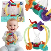 Gryzaki dla dzieci - Bam Bam GRYZAK Jabłuszko, pierwsza GRZECHOTKA, kolorowa zabawka sensoryczna dla niemowląt 0m+ - miniaturka - grafika 1