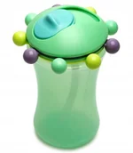 Kubki dla dzieci - Melii Baby Sensoryczny bidon ze słomką 340ml Green - miniaturka - grafika 1