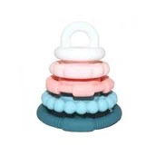 Gryzaki dla dzieci - Jellystone Designs Jellystone Designs - Silikonowy Gryzak Mała Wieża, Sugar Blossom, Jellystone - miniaturka - grafika 1