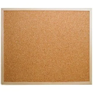 2x3 Tablica korkowa w ramie drewnianej - 120x80cm - 120x80 cm TC128/C - Tablice i flipcharty - miniaturka - grafika 2