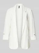 Marynarki i żakiety damskie - Krótki żakiet o luźnym kroju z mieszanki wiskozy i lnu model ‘JESMILO’ - miniaturka - grafika 1