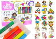 Zabawki kreatywne - Witraże Zawieszki Do Malowania Zastygająca Farba Biżuteria 18 szt - miniaturka - grafika 1