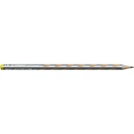 Ołówki - Stabilo Ołówek drewniany EASYgraph S Metallic HB dla praworęcznych srebrny 326/09-HB OLP.118 - miniaturka - grafika 1