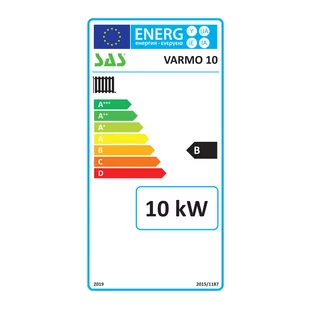 Kocioł zasypowy VARMO 10kW SAS kl.5 czopuch do góry - Piece i kotły grzewcze - miniaturka - grafika 2