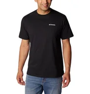 Odzież trekkingowa damska - Koszulka Turystyczna Męska Columbia North Cascades Short Sleeve T-Shirt - miniaturka - grafika 1