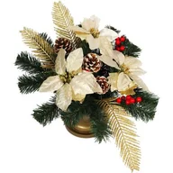 Sztuczne kwiaty - Stroik dekorowany w misie SBN-Z1 - miniaturka - grafika 1