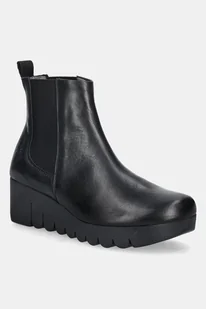 Fly London sztyblety VAZE177FLY damskie kolor czarny na koturnie P145177000 - Botki damskie - miniaturka - grafika 1