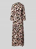 Sukienki - Sukienka koszulowa z wiskozy z listwą guzikową - miniaturka - grafika 1