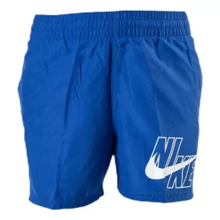 Nike chłopięce 4 Volley Short szorty do pływania, niebieski królewski, rozmiar M - Kąpielówki dla chłopców - miniaturka - grafika 1