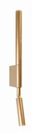 Lampy ścienne - Kinkiet szczotkowane złoto regulowany ORGANIC W0341 - MaxLight - miniaturka - grafika 1