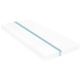 vidaXL 100x200, 7 stref, pianka PU, 10, H2 H3 - Materace - miniaturka - grafika 1