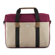 Torby na laptopy - Torba na laptopa HAMA Silvan 15.6 - 16.2 cali Burgundowo-beżowy - miniaturka - grafika 1