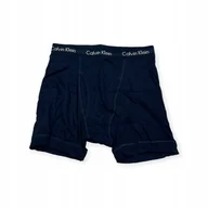 Majtki męskie - Majtki bokserki męskie logo Calvin Klein S - miniaturka - grafika 1