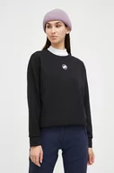 Bluzy damskie - Mammut bluza dresowa Core kolor czarny z nadrukiem - miniaturka - grafika 1