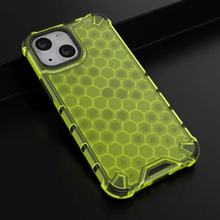 Honeycomb etui pancerny pokrowiec z żelową ramką iPhone 13 mini zielony - Etui i futerały do telefonów - miniaturka - grafika 14