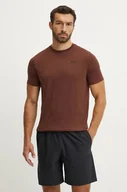 Koszulki męskie - Reebok t-shirt treningowy Endure Athlete 2.0 kolor brązowy gładki 100205340 - miniaturka - grafika 1