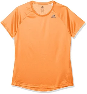 Adidas D2M Tee Lose Orange BS1921 - Koszulki i topy damskie - miniaturka - grafika 1