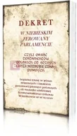 Religia i religioznawstwo - Dekret w niebieskim ferowany parlamencie TYNIEC - miniaturka - grafika 1