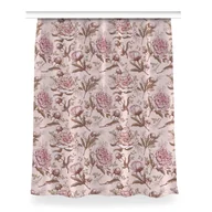 Zasłony - Zasłona gotowa do sypialni 150x200 Różowe piwonie, Fabricsy - miniaturka - grafika 1