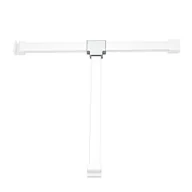 Akcesoria do armatury i ceramiki - Leziter Ścianka prysznicowa dla elementu dystansowego T-idom - miniaturka - grafika 1