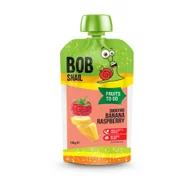 Zdrowa żywność - Bob Snail Przecier banan-malina 120 g - miniaturka - grafika 1