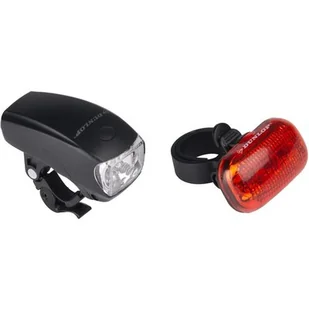 Dunlop Zestaw lampka rowerowa LED przód tył Dunlop E-41679 - Lampki rowerowe - miniaturka - grafika 1