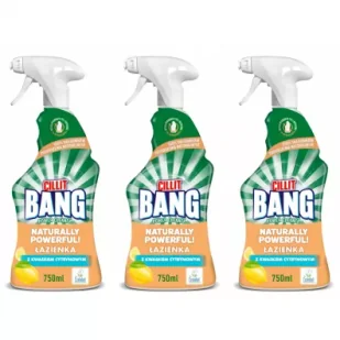Cillit Bang Naturally Powerful spray czyszczący do łazienki z kwaskiem cytrynowym zestaw 3 x 750 ml - Środki do kuchni i łazienki - miniaturka - grafika 1