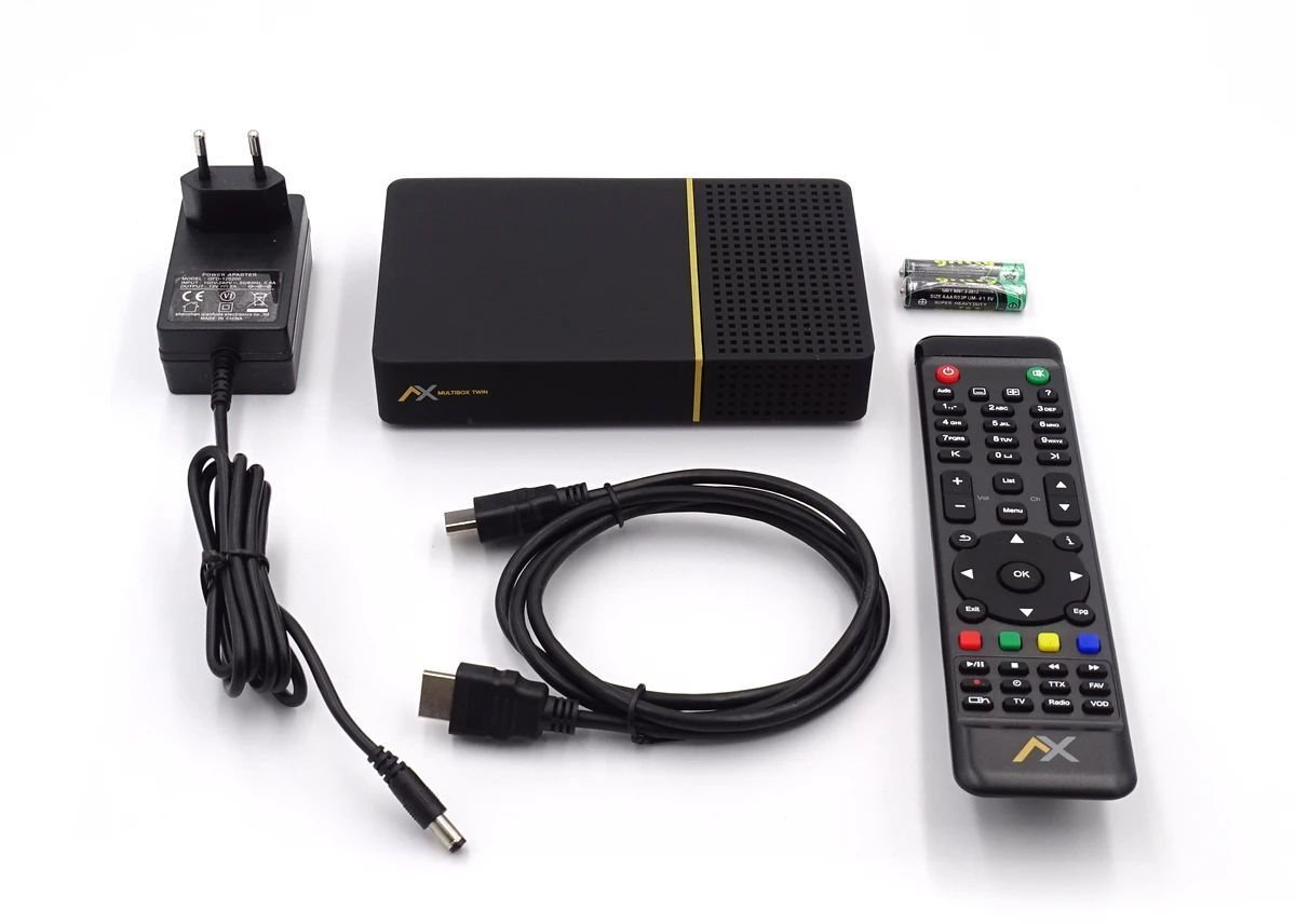 Tuner TV Dream Multimedia Tuner AX MULTIBOX 4K UHD Linux/Android TWIN