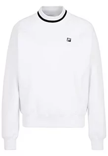 Bluzy damskie - FILA Bluza damska BIALYSTOK Crew, jasna biel, S, Bright White, S - grafika 1