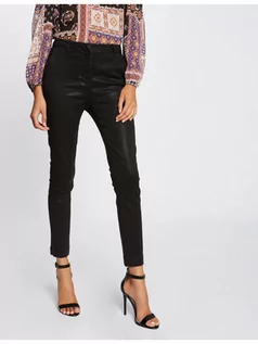 Spodnie damskie - Morgan Spodnie materiałowe 212-PERLA Czarny Slim Fit - grafika 1