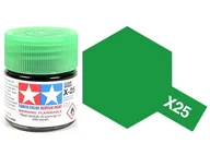 Akcesoria i części modelarskie - Tamiya Acrylic 81025 X-25 Clear Green 23Ml [Clear] - miniaturka - grafika 1