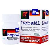 Odchudzanie i oczyszczanie - Hepatil 150 mg 80 tabletek - miniaturka - grafika 1