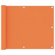Parawany - vidaXL Parawan balkonowy, pomarańczowy, 75x500 cm, tkanina Oxford vidaXL - miniaturka - grafika 1
