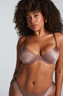 Biustonosze - Hunkemöller Biustonosz nieusztywniany z fiszbinami Blaze Brązowy - miniaturka - grafika 1