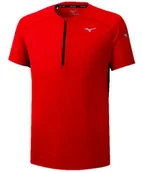 Koszulki męskie - Koszulka męska Mizuno  Solarcut ER Trail HZ Tee red M - miniaturka - grafika 1