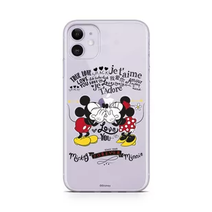 Disney ERT GROUP ERT GROUP oryginalne etui na telefon Mickey and Minnie 005 iPhone 11 Phone Case Cover, wielokolorowe DPCMM697 - Etui i futerały do telefonów - miniaturka - grafika 1