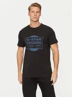 Koszulki męskie - G-Star Raw T-Shirt Originals D25443-8415 Czarny Regular Fit - miniaturka - grafika 1
