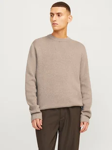 Jack & Jones Sweter "Milano" w kolorze beżowym - Swetry męskie - miniaturka - grafika 1