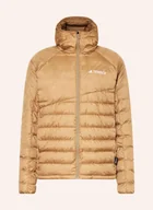 Buty trekkingowe damskie - Adidas Terrex Kurtka Puchowa Terrex Xperior Climawarm+ beige - miniaturka - grafika 1