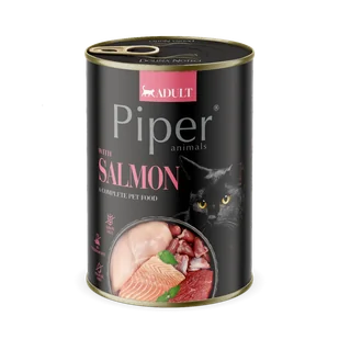 DOLINA NOTECI Piper dla kota z łososiem 400g - Mokra karma dla kotów - miniaturka - grafika 1
