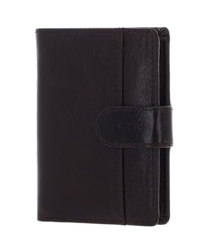 Picard Buddy 1 skórzany portfel z delikatnej skóry bawolej, w kolorze: ciemnobrązowy, wymiary: 12,5 x 9 x 2 cm, 554692Z055, kawa, 12,5 x 9 x 2 cm